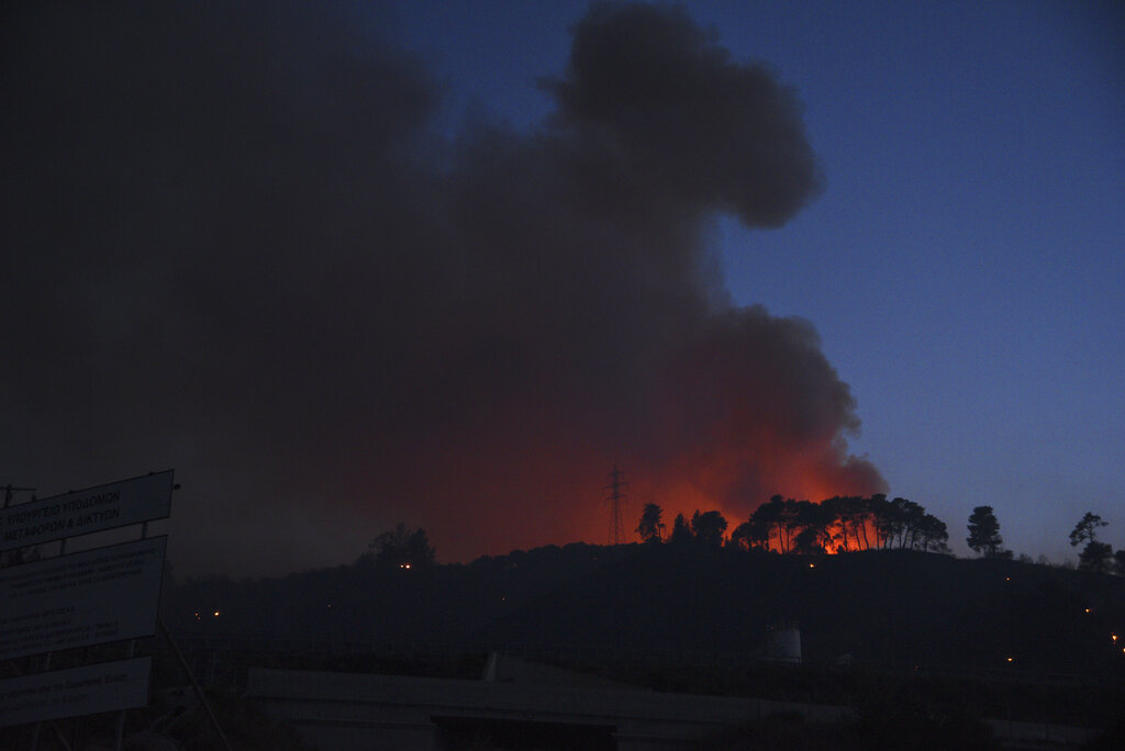 Greece wildfires