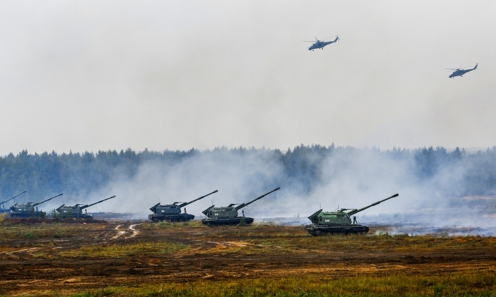 Zapad military exerxises Polish border