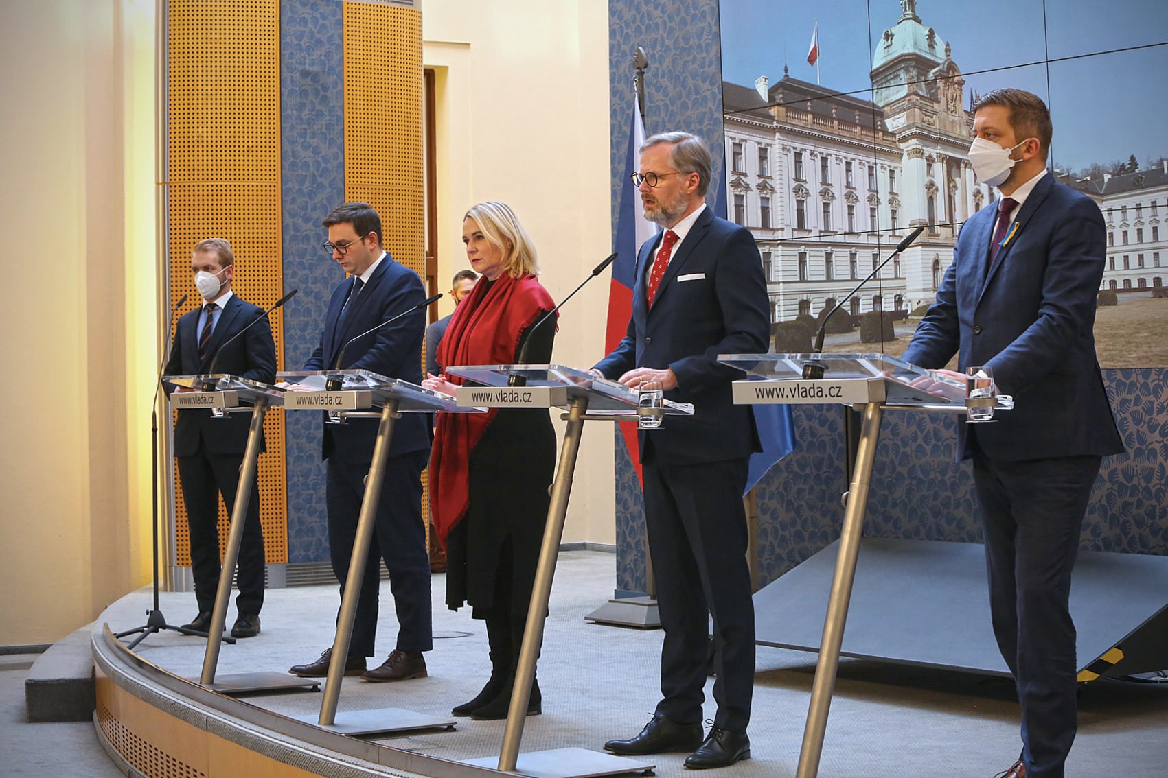 Petr Fiala, Ukraine, Russia, sanctions