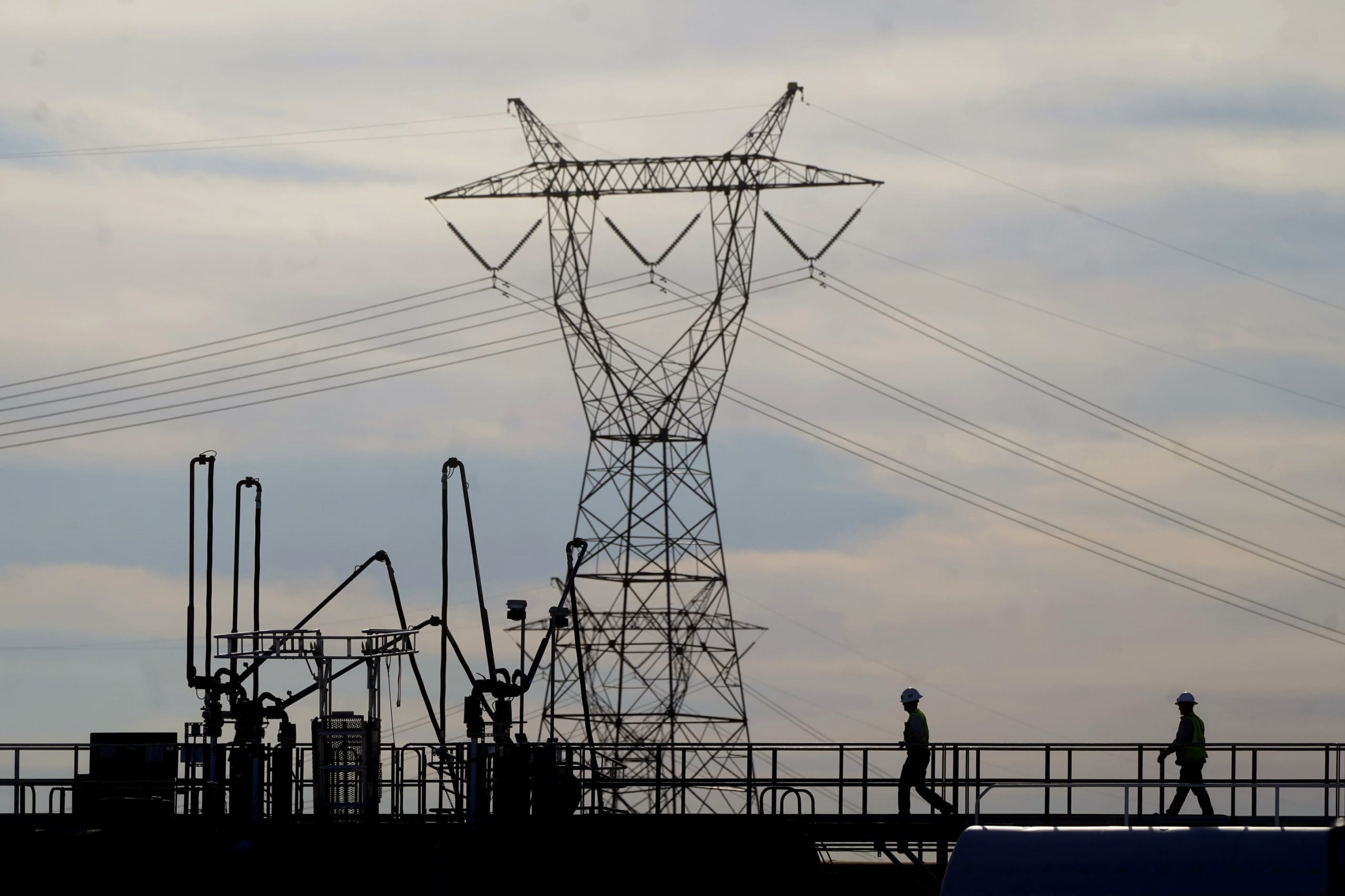 power plant, electricity